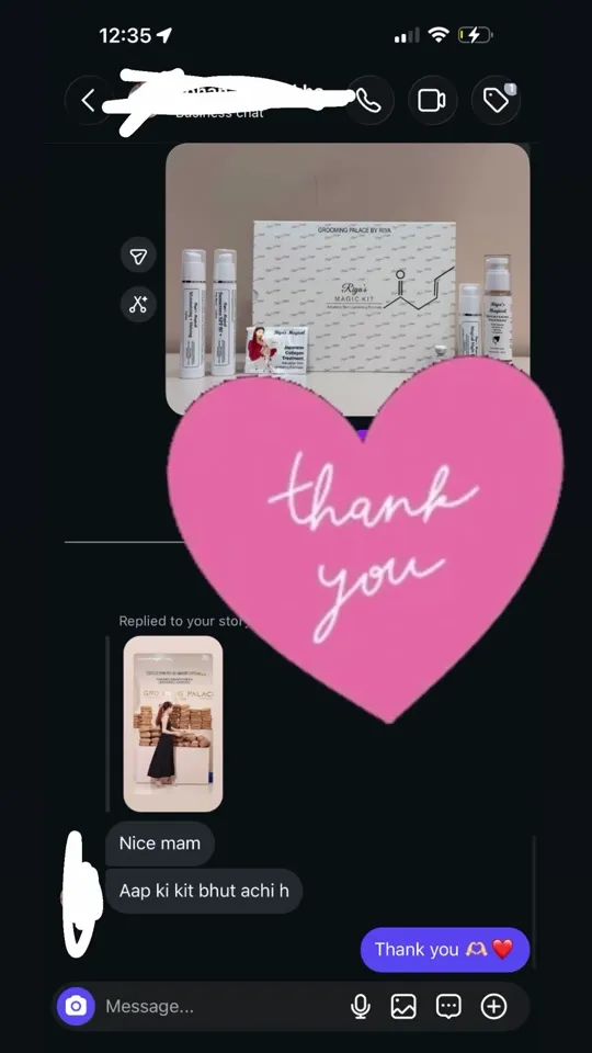 A client's message